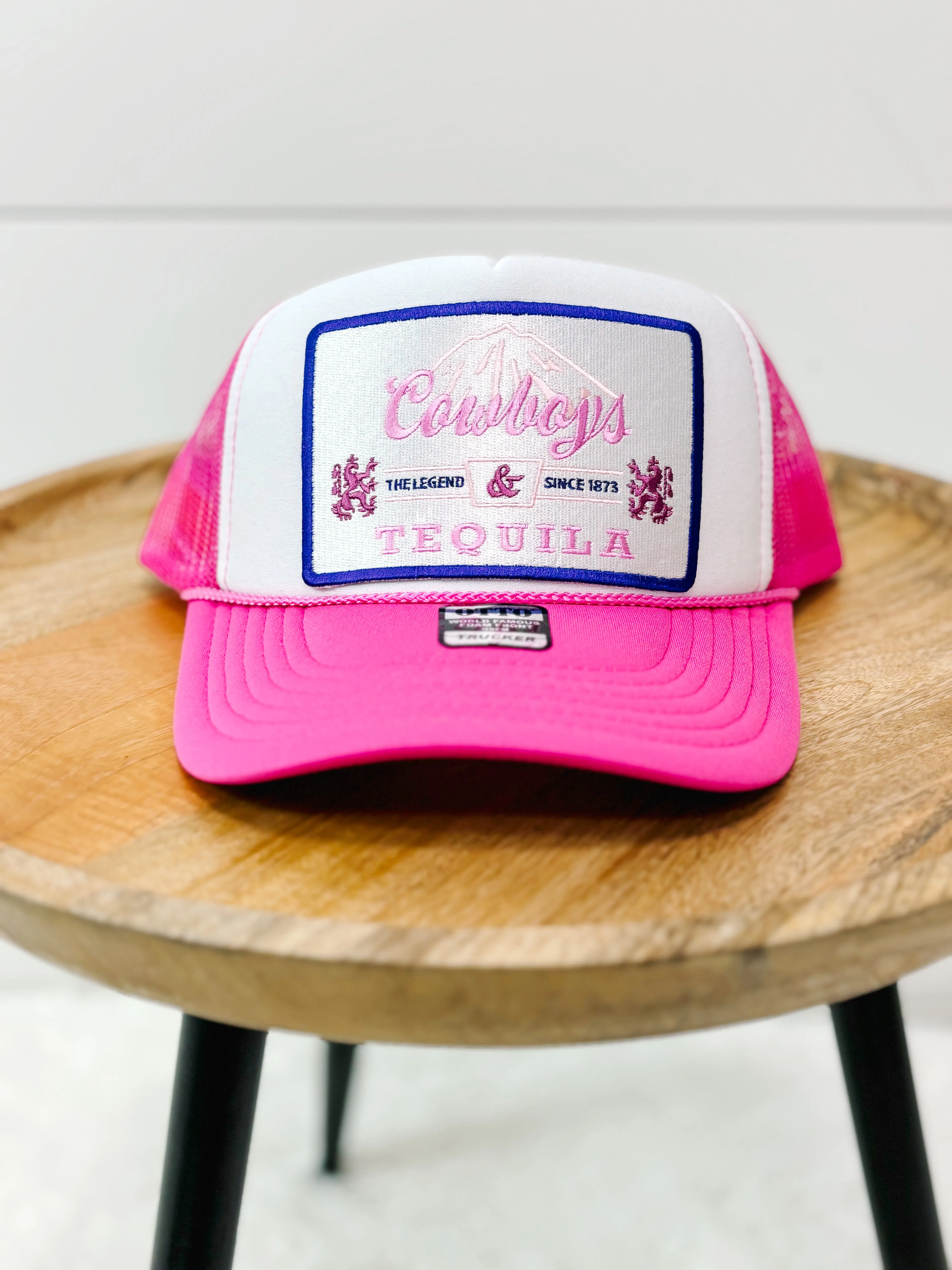 Custom Trucker Hat - Cowboys and Tequila