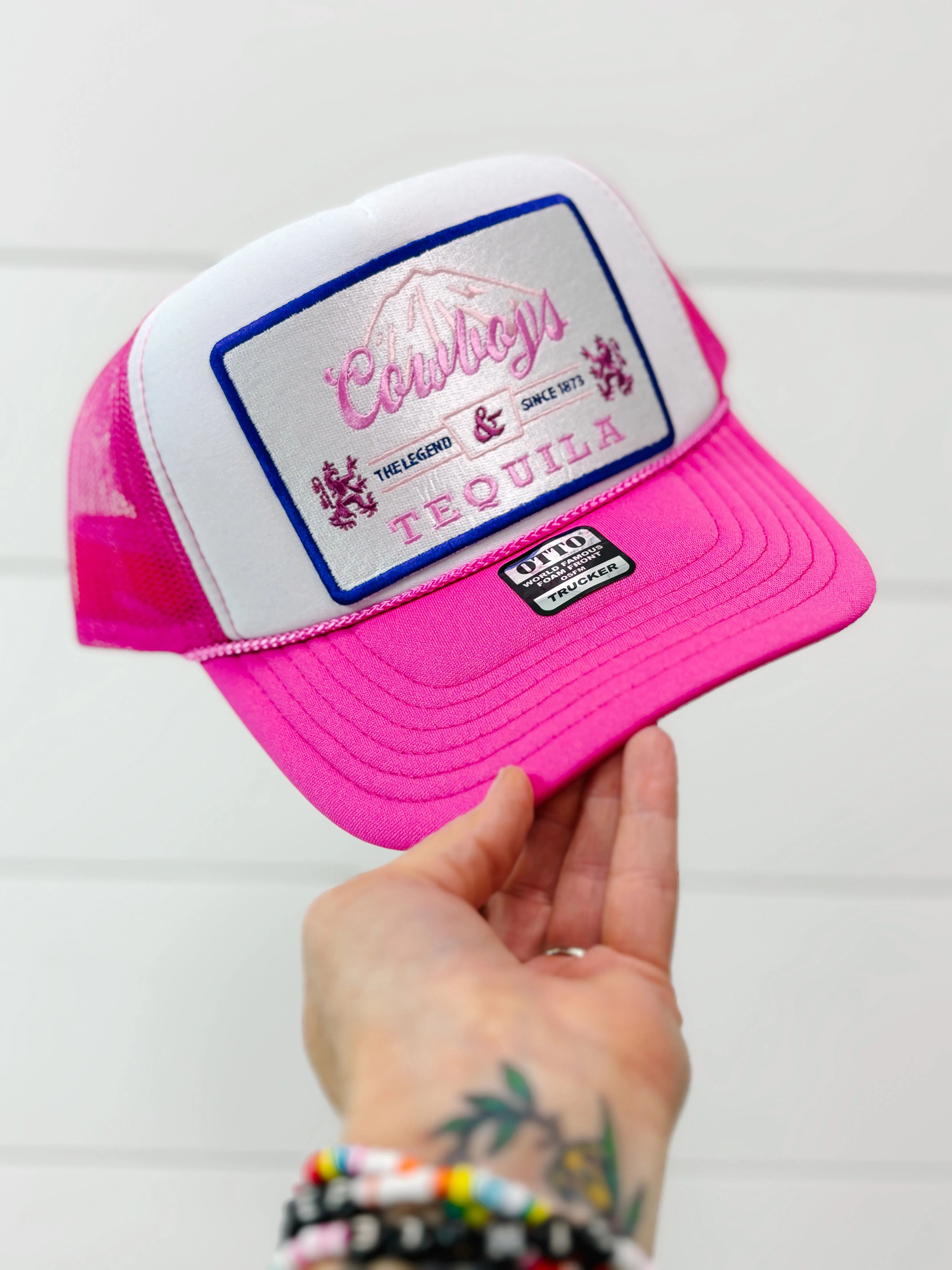Custom Trucker Hat - Cowboys and Tequila