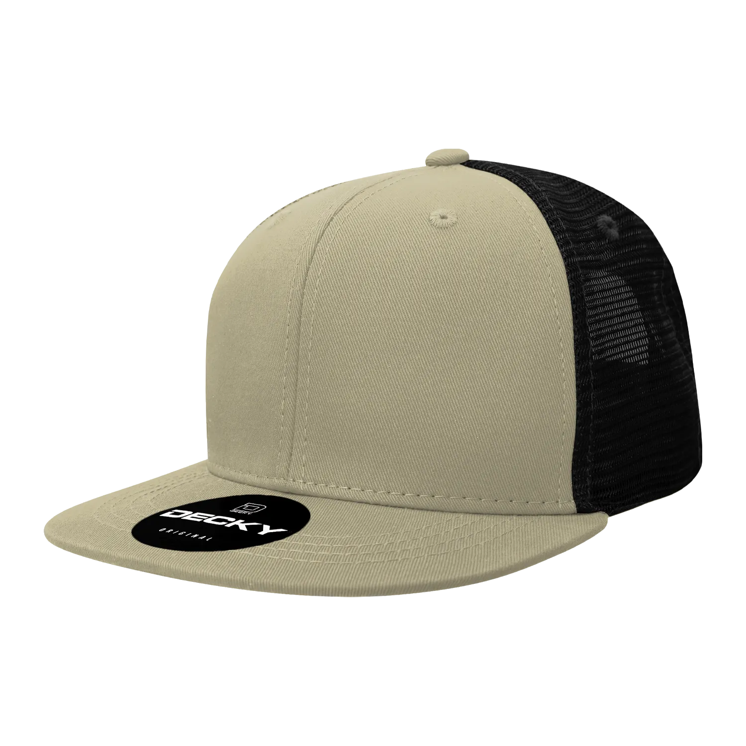 Decky 6033 6 Panel High Profile Structured Cotton Blend Trucker - CASE Pricing
