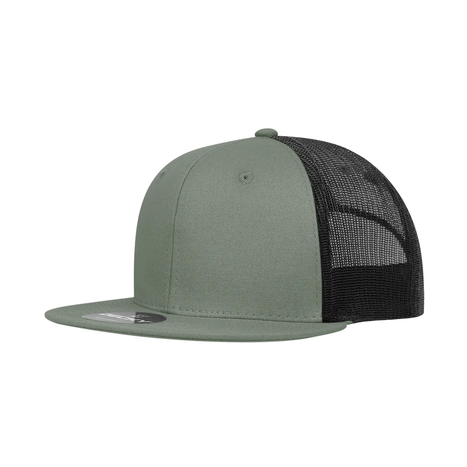 Decky 6033 6 Panel High Profile Structured Cotton Blend Trucker - CASE Pricing