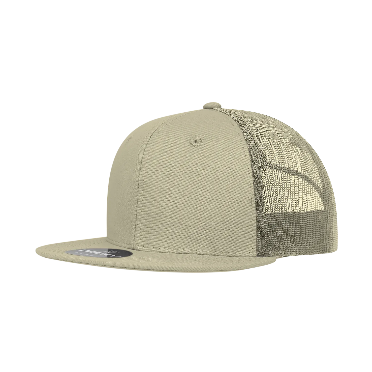 Decky 6033 6 Panel High Profile Structured Cotton Blend Trucker - CASE Pricing