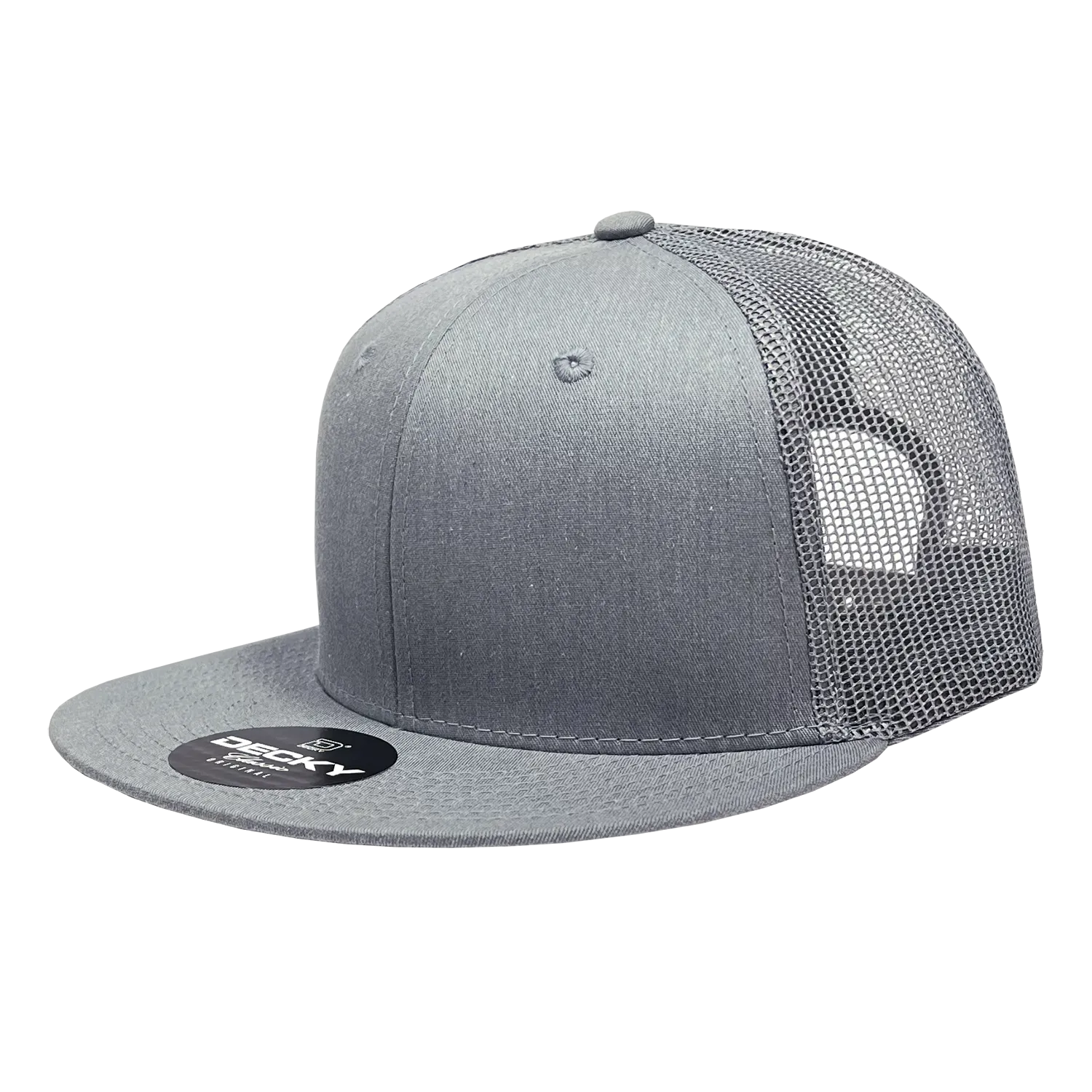 Decky 6033 6 Panel High Profile Structured Cotton Blend Trucker - CASE Pricing