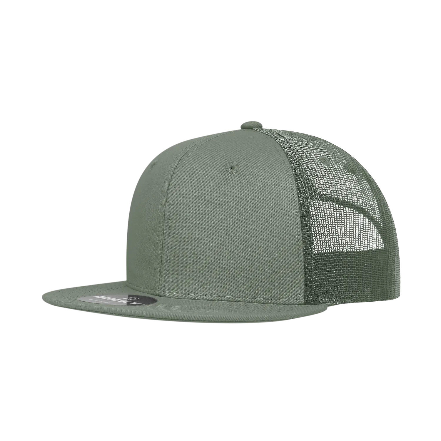 Decky 6033 6 Panel High Profile Structured Cotton Blend Trucker - CASE Pricing