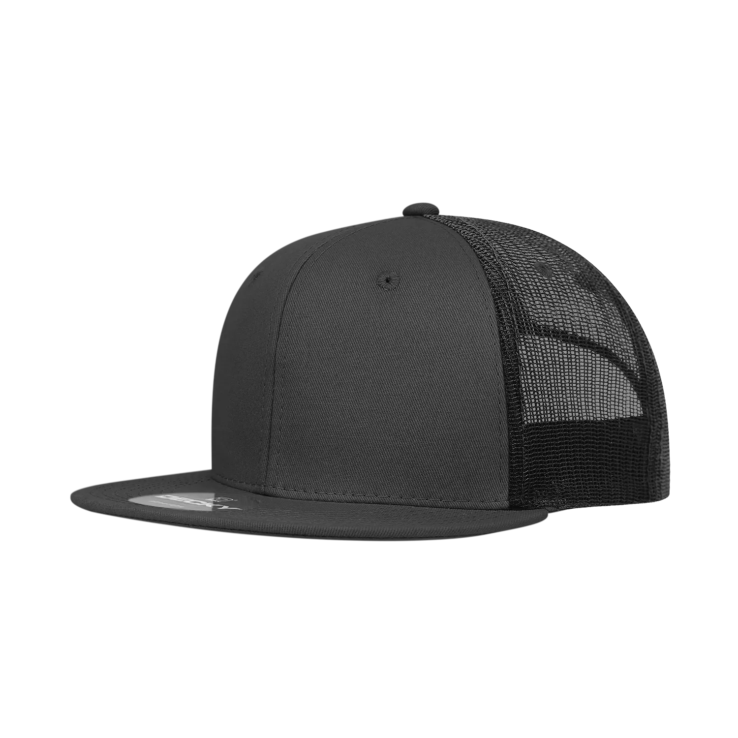 Decky 6033 6 Panel High Profile Structured Cotton Blend Trucker - CASE Pricing