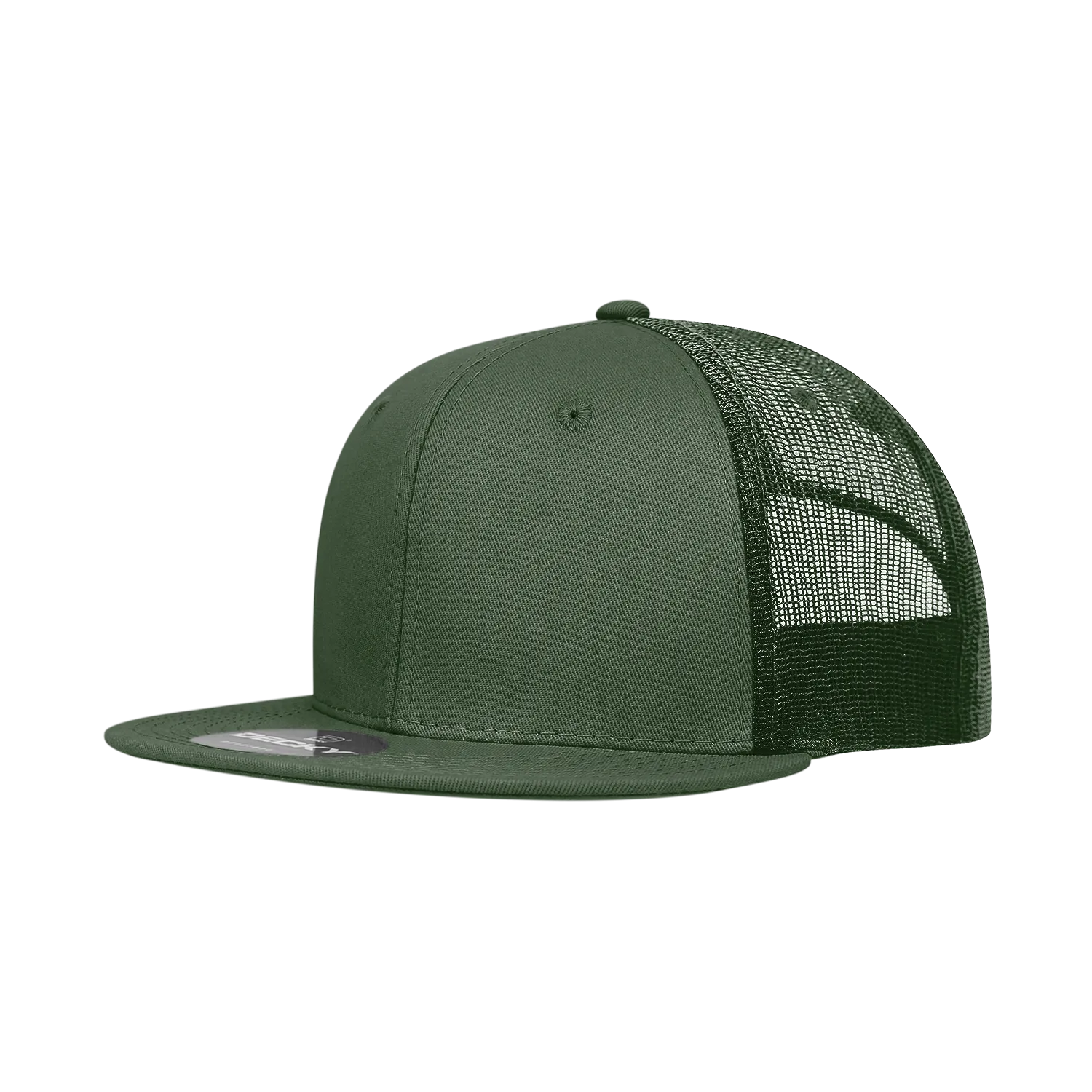 Decky 6033 6 Panel High Profile Structured Cotton Blend Trucker - CASE Pricing