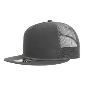 Decky 6041 5 Panel High Profile Relaxed Cotton Blend Trucker Hat w/Rope
