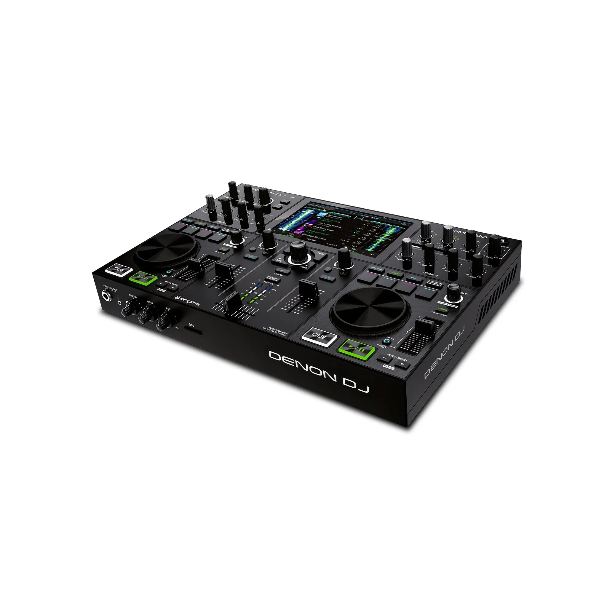 Denon DJ PRIME GO 2-Deck Rechargeable Smart DJ Console with 7" Touchscreen Media Player