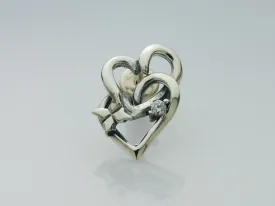 Double Heart Earrings
