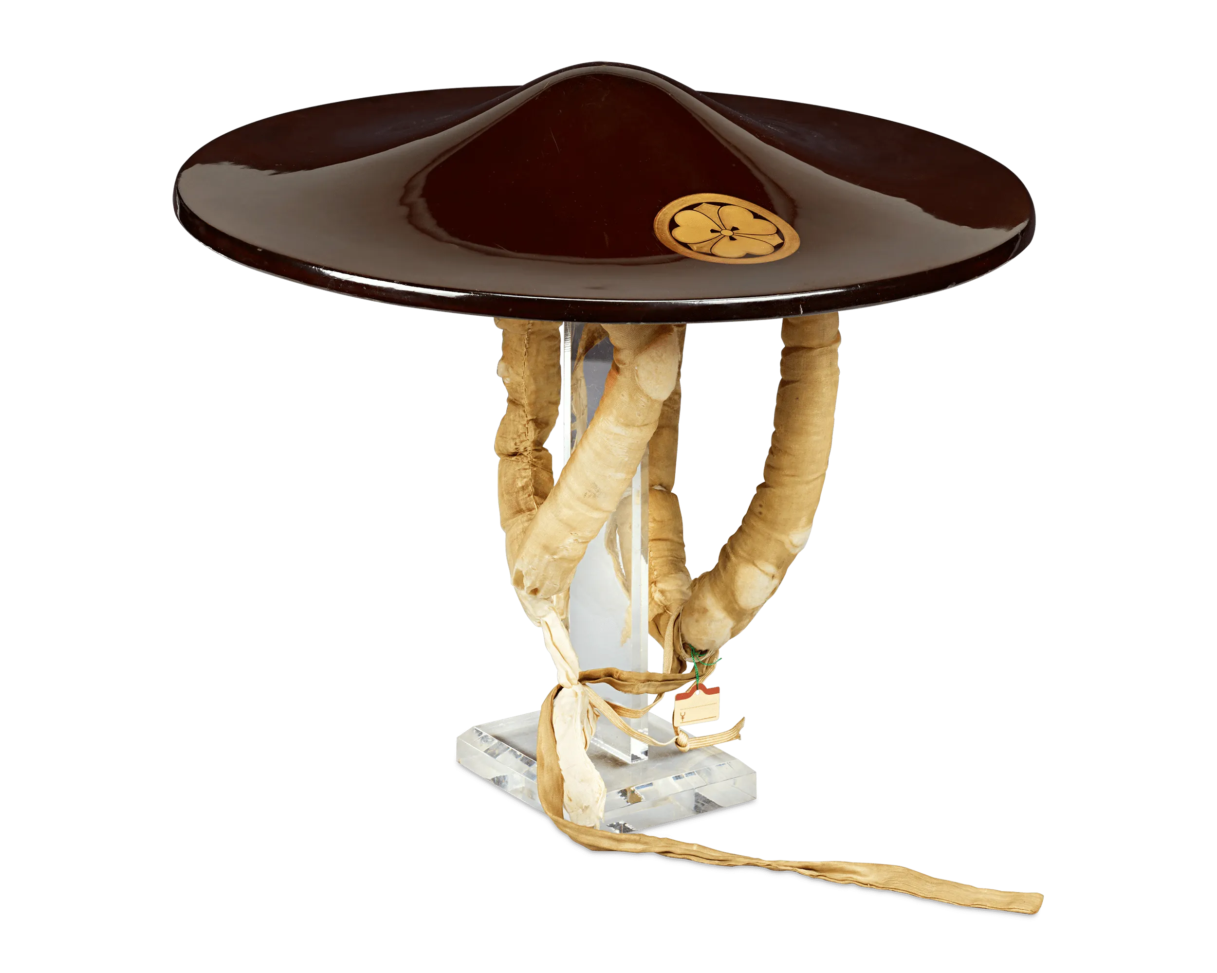 Edo-Period Lacquered Jingasa