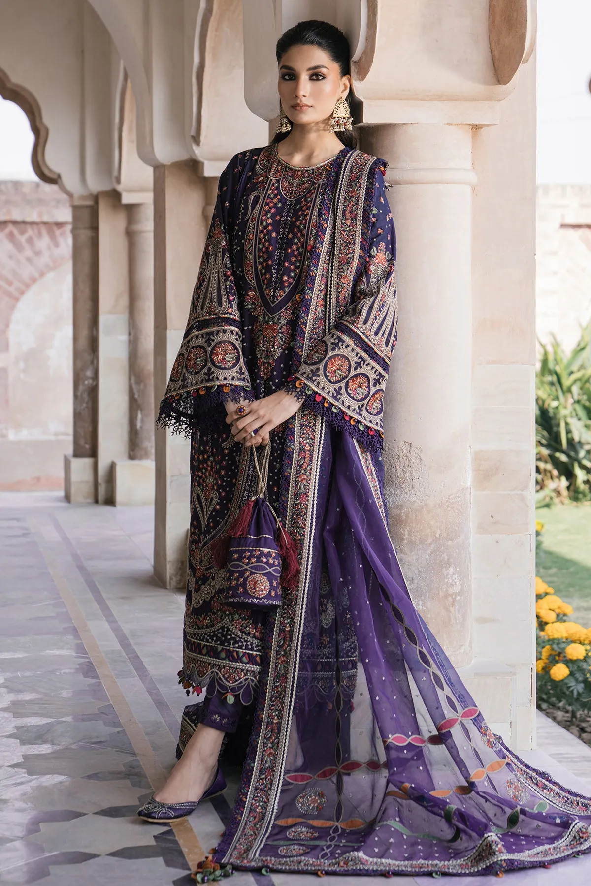 Embroidered Luxury Lawn SL24-D9