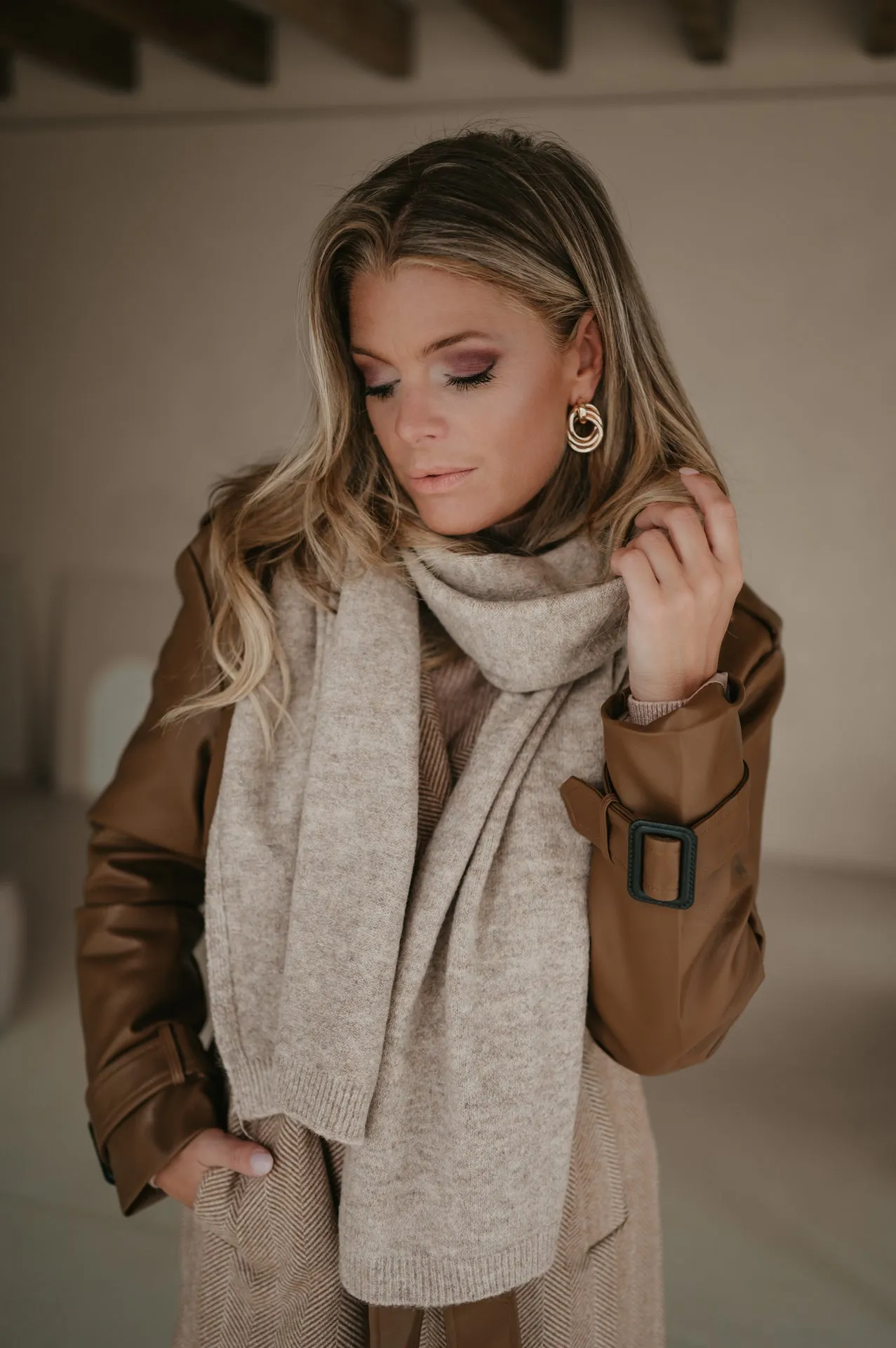 Esiste scarf I Taupe