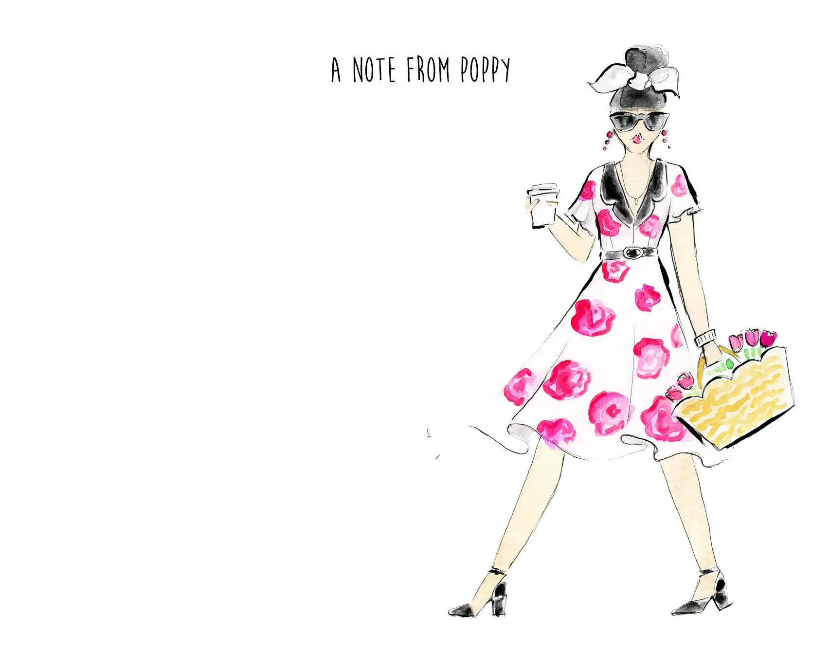 Fashionista Personalized Stationery Set