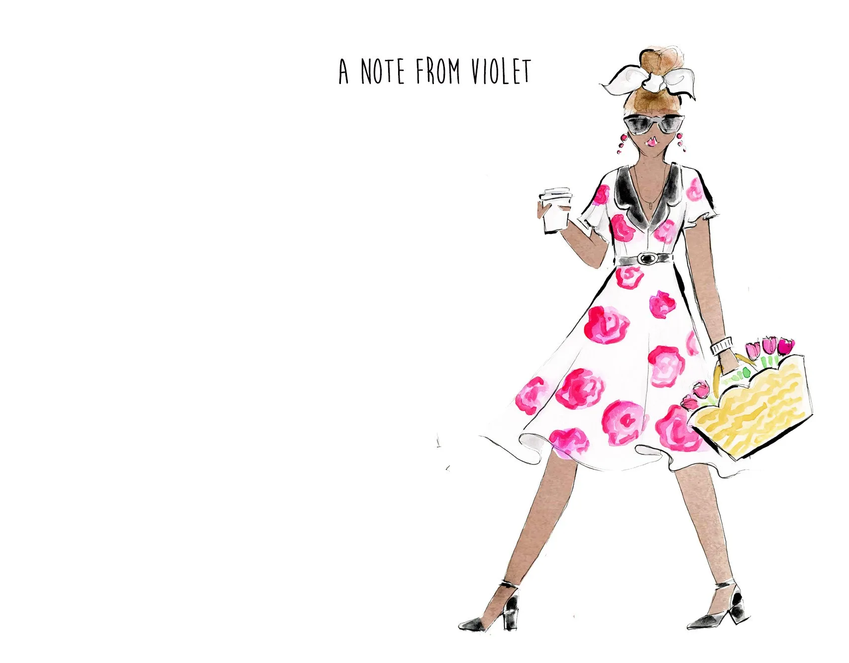 Fashionista Personalized Stationery Set