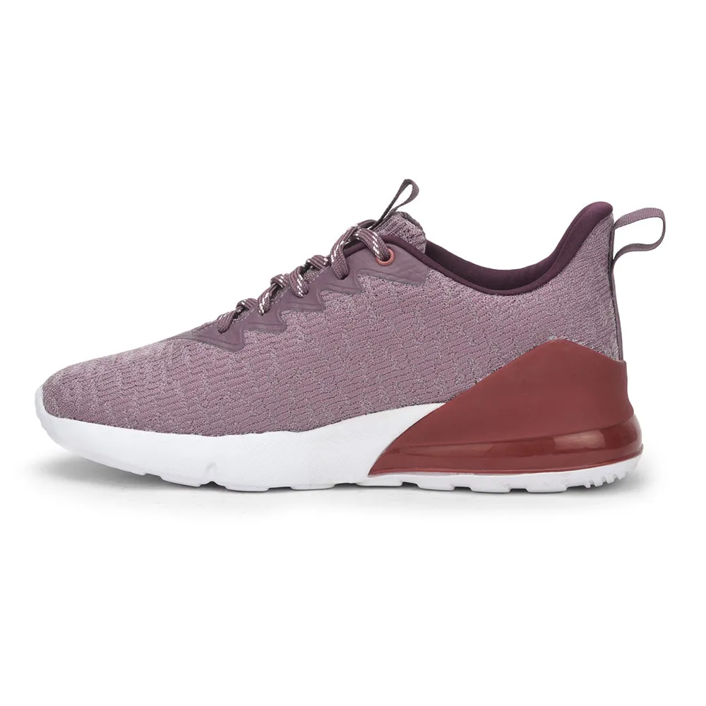 Force 10 Sports Lacing Shoes For Ladies (Pink) LUNAR-1 By Liberty