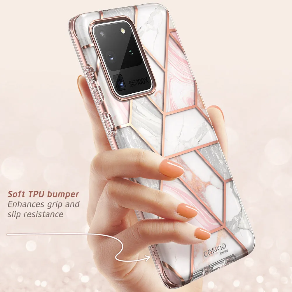 Galaxy S20 Ultra Cosmo Case(open box) - Marble Pink