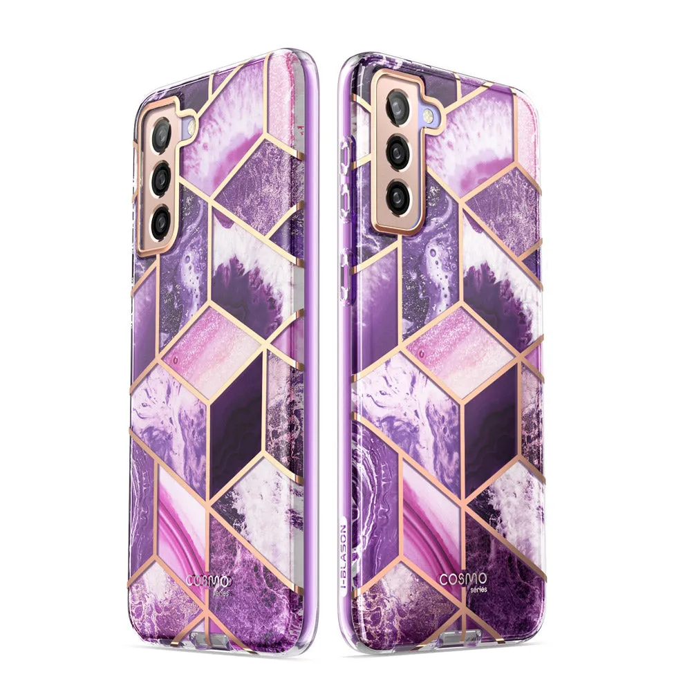 Galaxy S21 Cosmo Case(open box) - Marble Purple