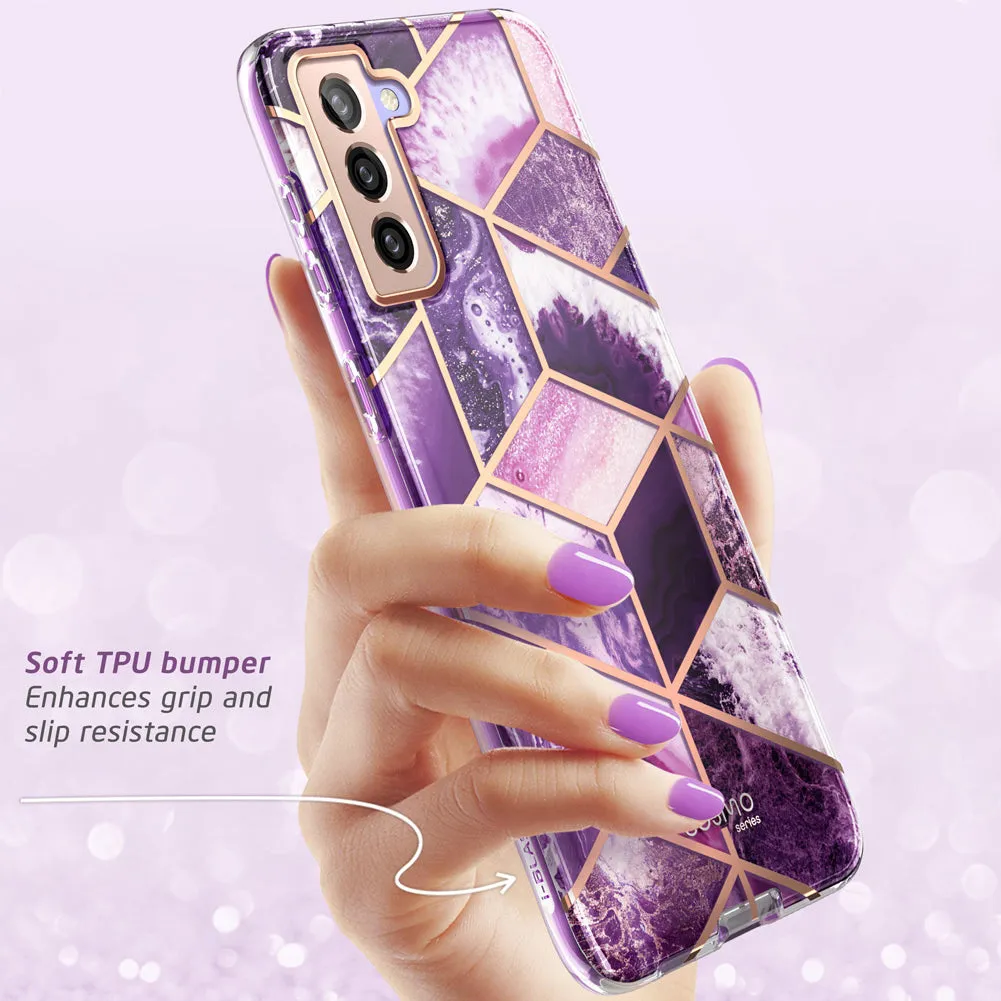 Galaxy S21 Cosmo Case(open box) - Marble Purple