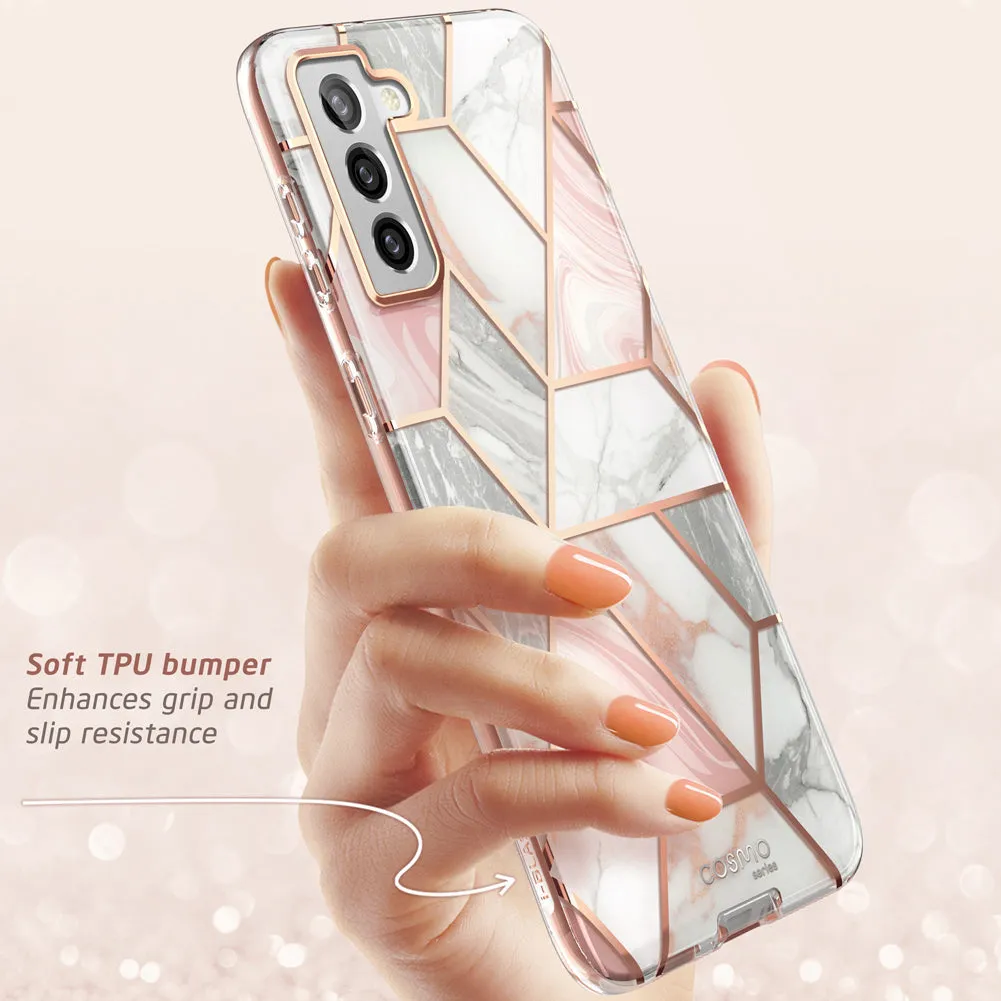 Galaxy S21 Plus Cosmo Case(open box) - Marble Pink