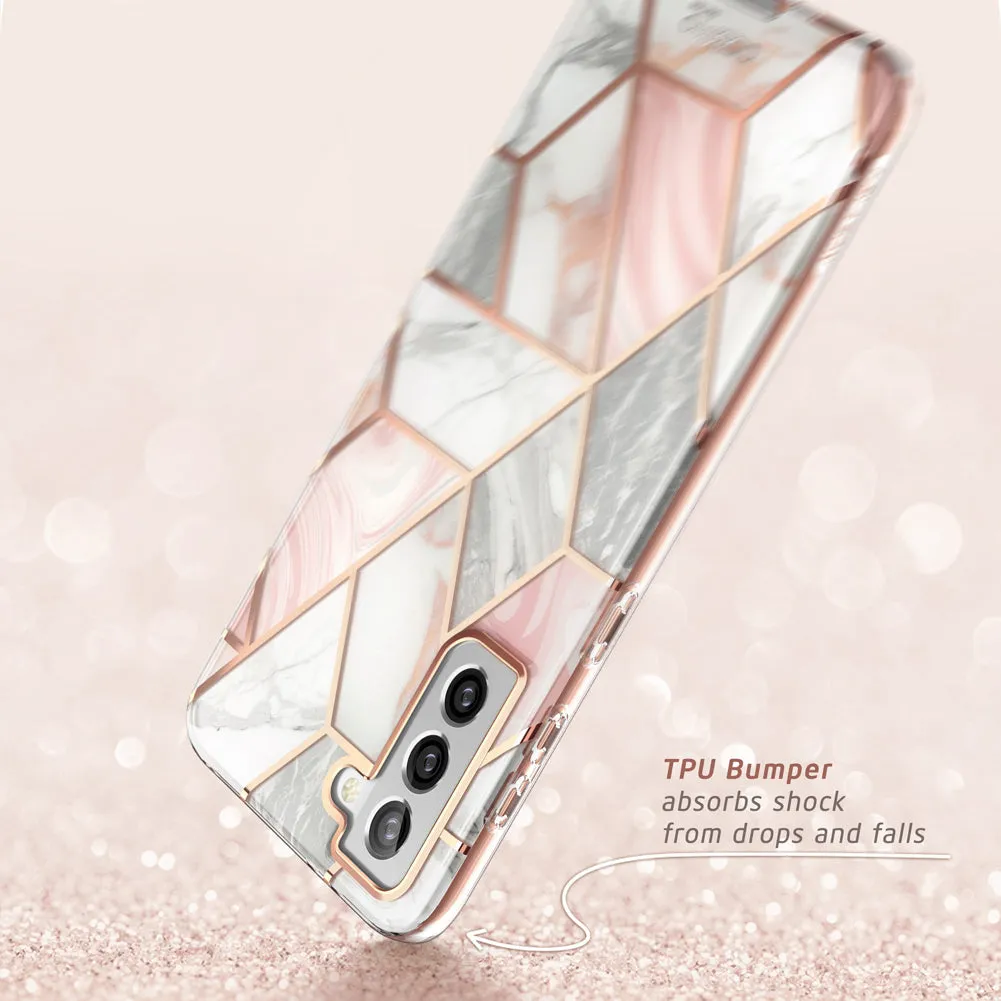 Galaxy S21 Plus Cosmo Case(open box) - Marble Pink