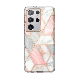 Galaxy S21 Ultra Cosmo Case(open box) - Marble Pink