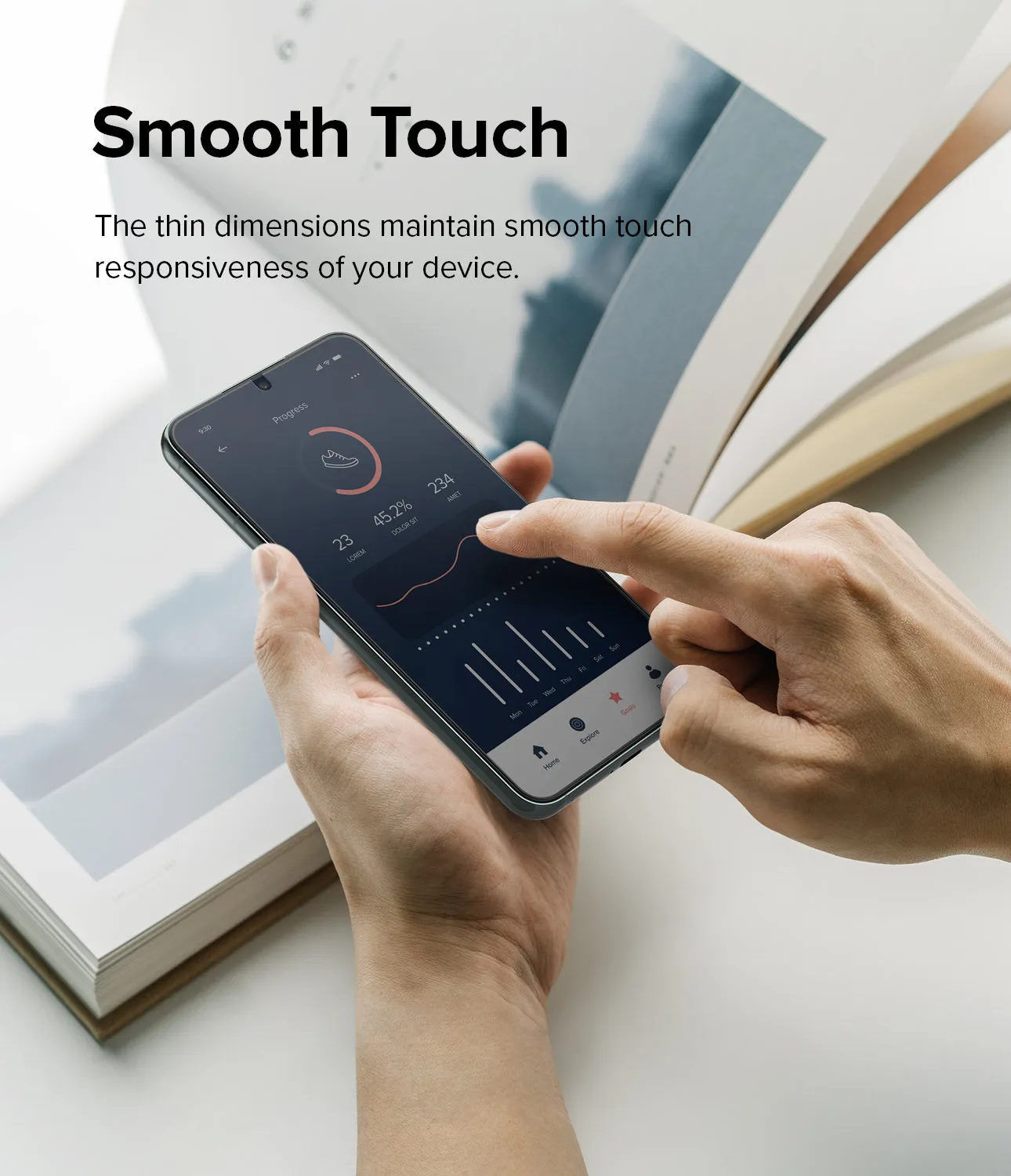 Galaxy S22 Plus Screen Protector | Invisible Defender Glass [2P]