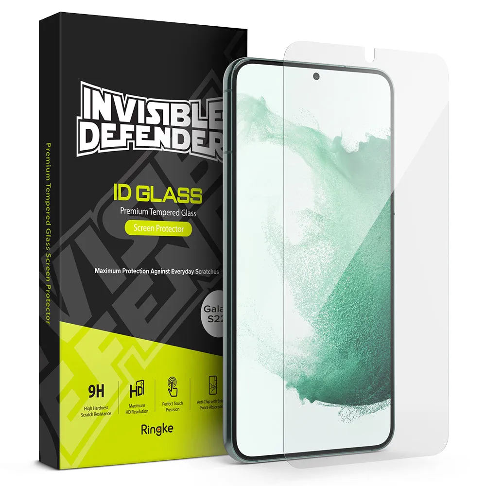 Galaxy S22 Plus Screen Protector | Invisible Defender Glass [2P]