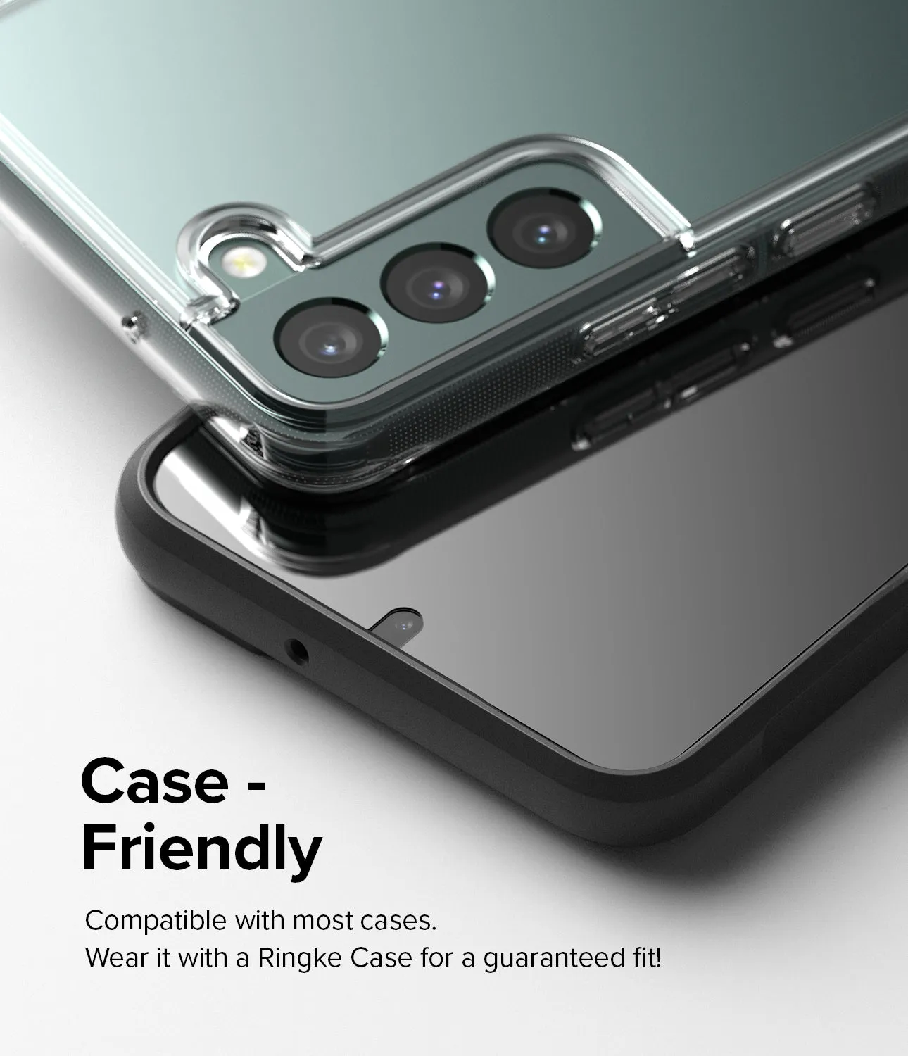Galaxy S22 Plus Screen Protector | Invisible Defender Glass [2P]