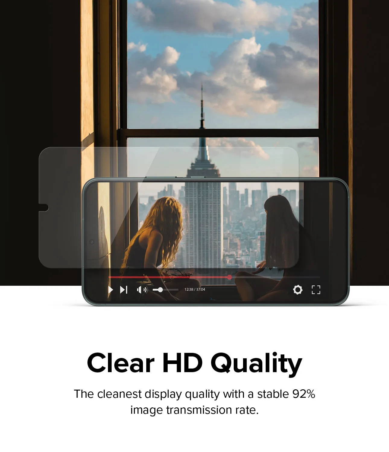 Galaxy S22 Plus Screen Protector | Invisible Defender Glass [2P]