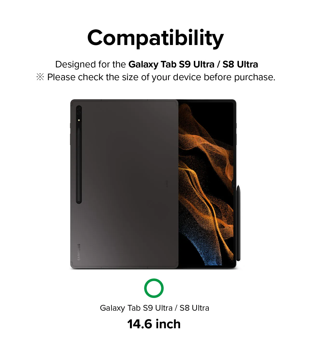 Galaxy Tab S9 Ultra / Tab S8 Ultra Screen Protector | Tempered Glass