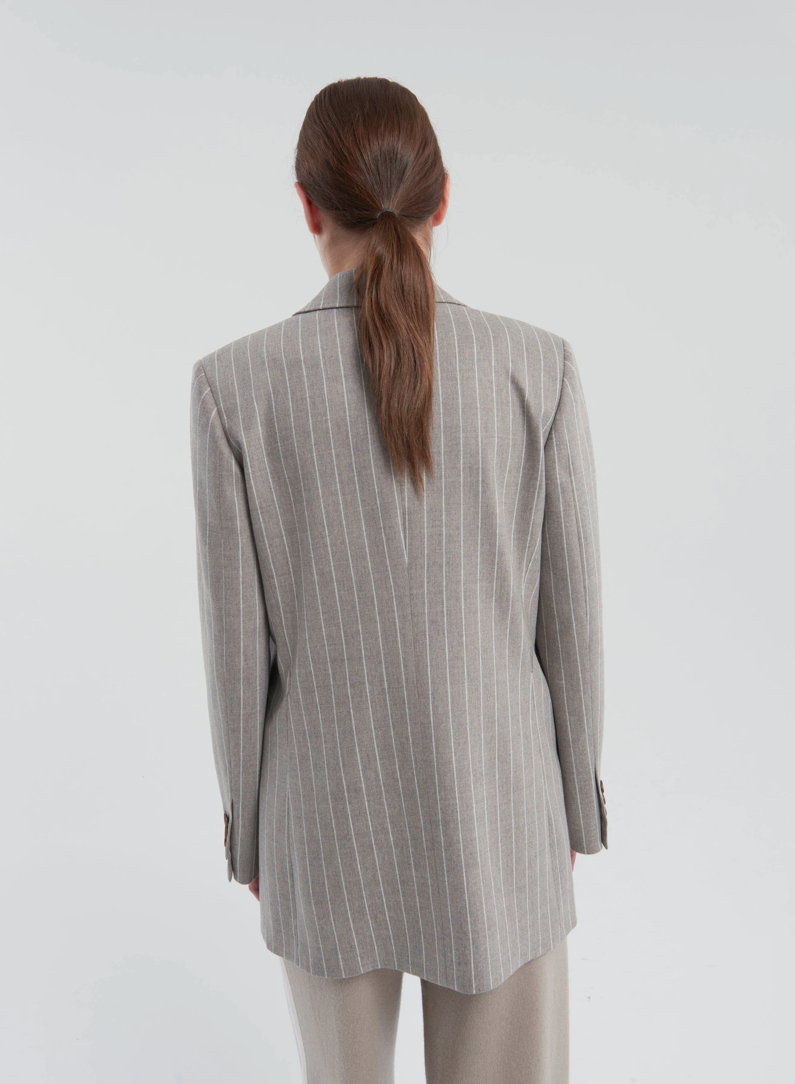GIACCA IN LANA E CASHMERE STRETCH