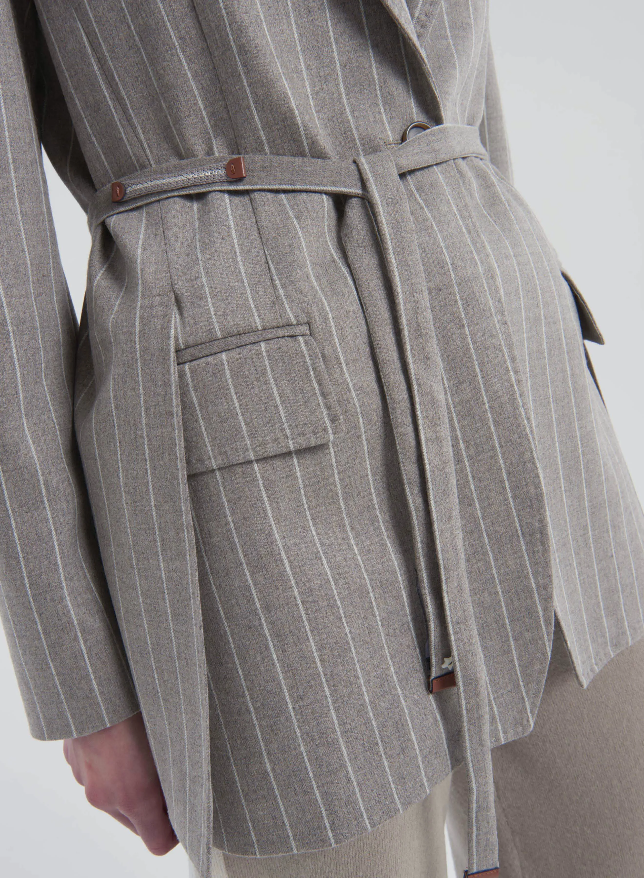 GIACCA IN LANA E CASHMERE STRETCH