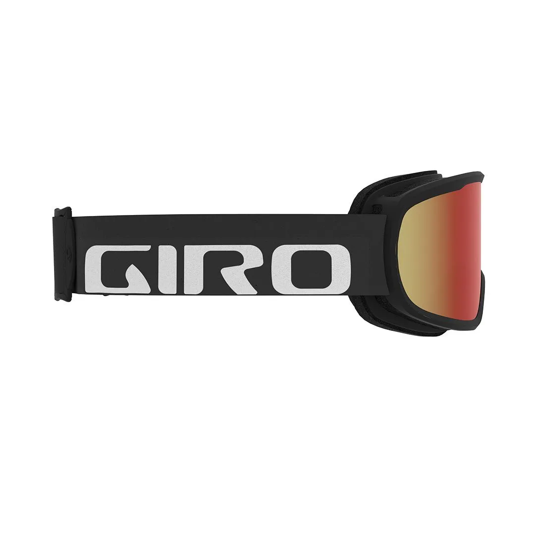Giro Cruz Goggle - Black Wordmark with Amber Scarlet Lens