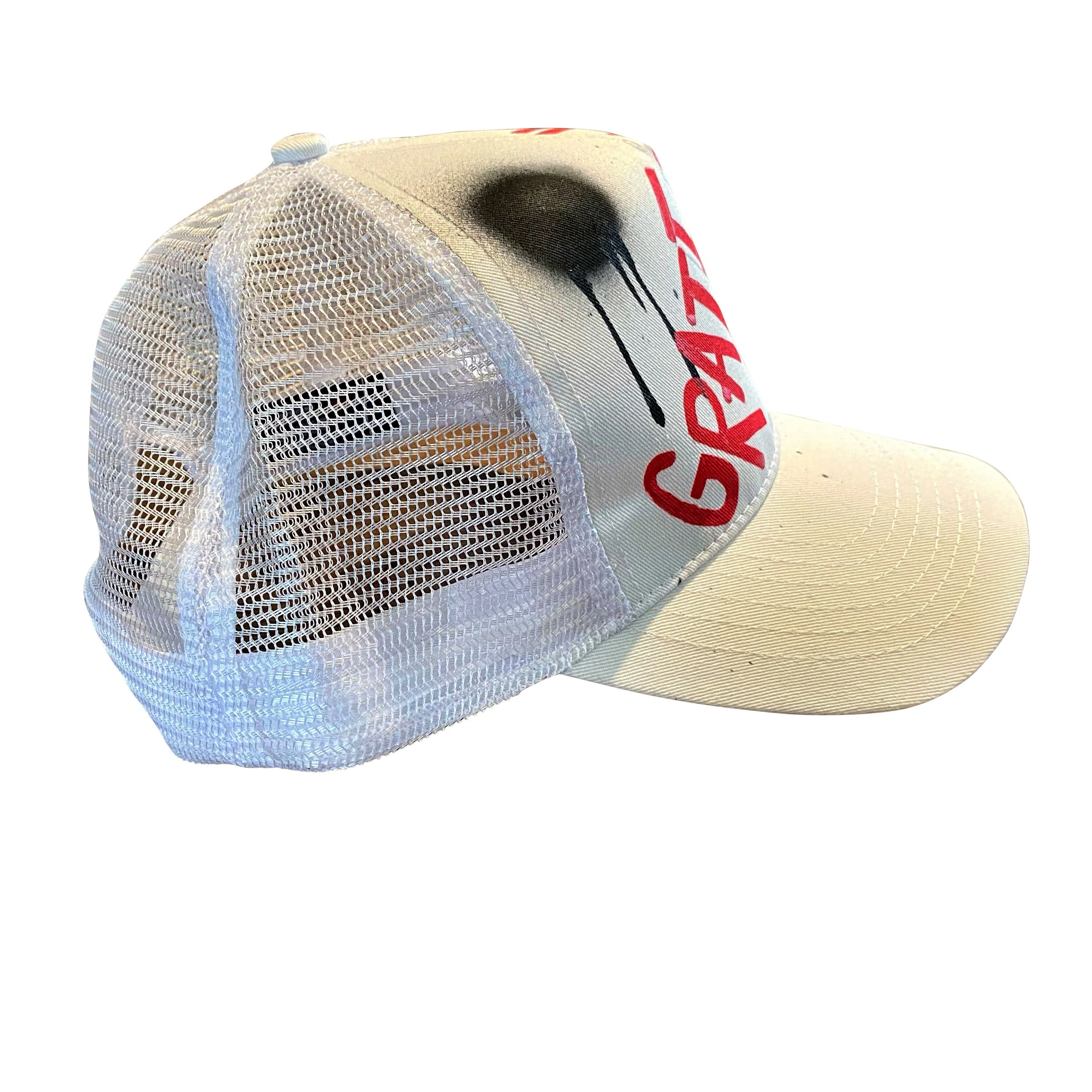'GRATEFUL' PAINTED HAT
