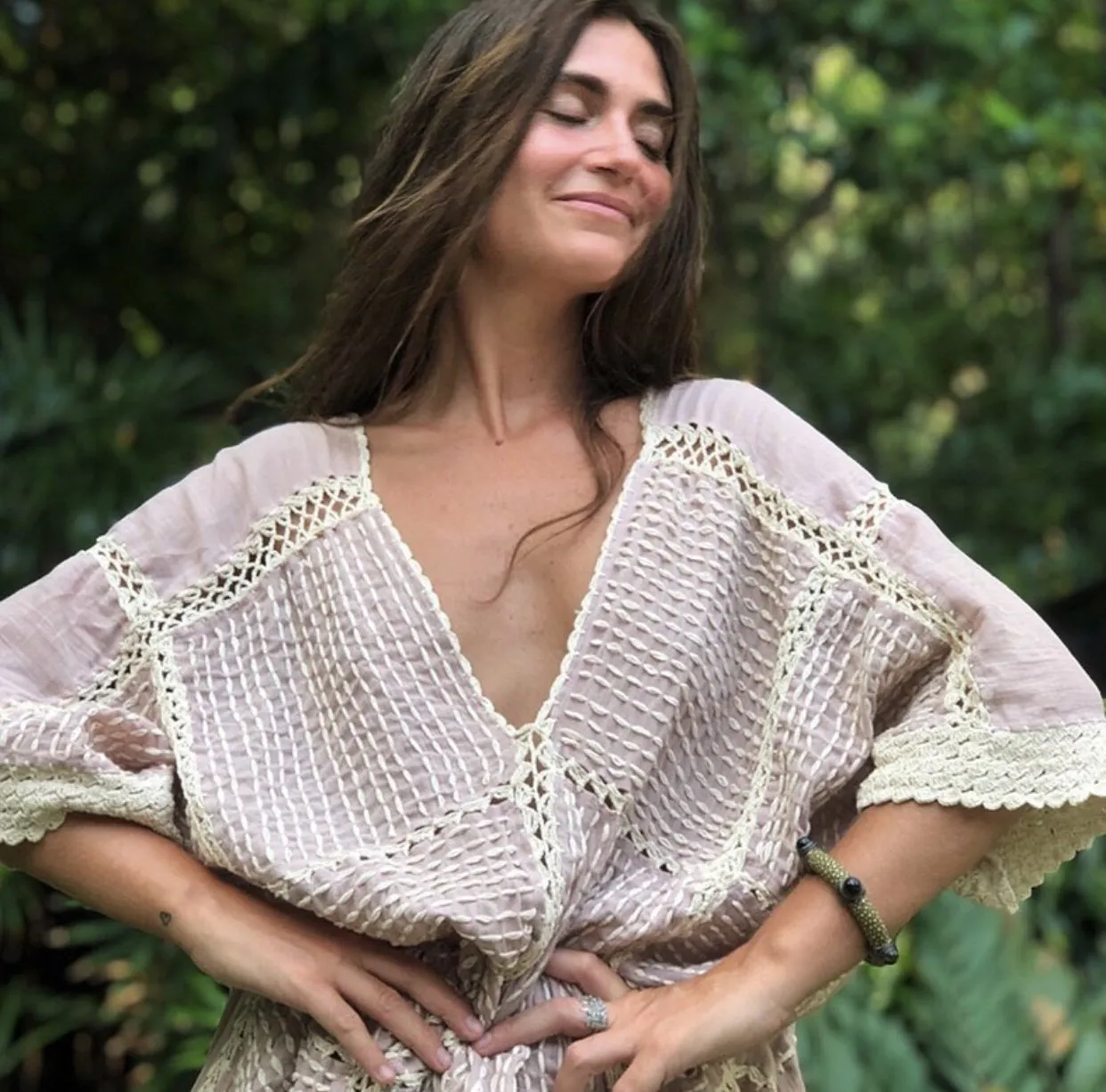 HAND EMBROIDERED KAFTAN HANNI