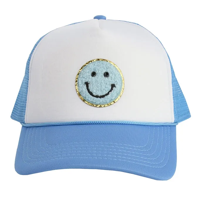 Happy Face Patch Trucker Hat