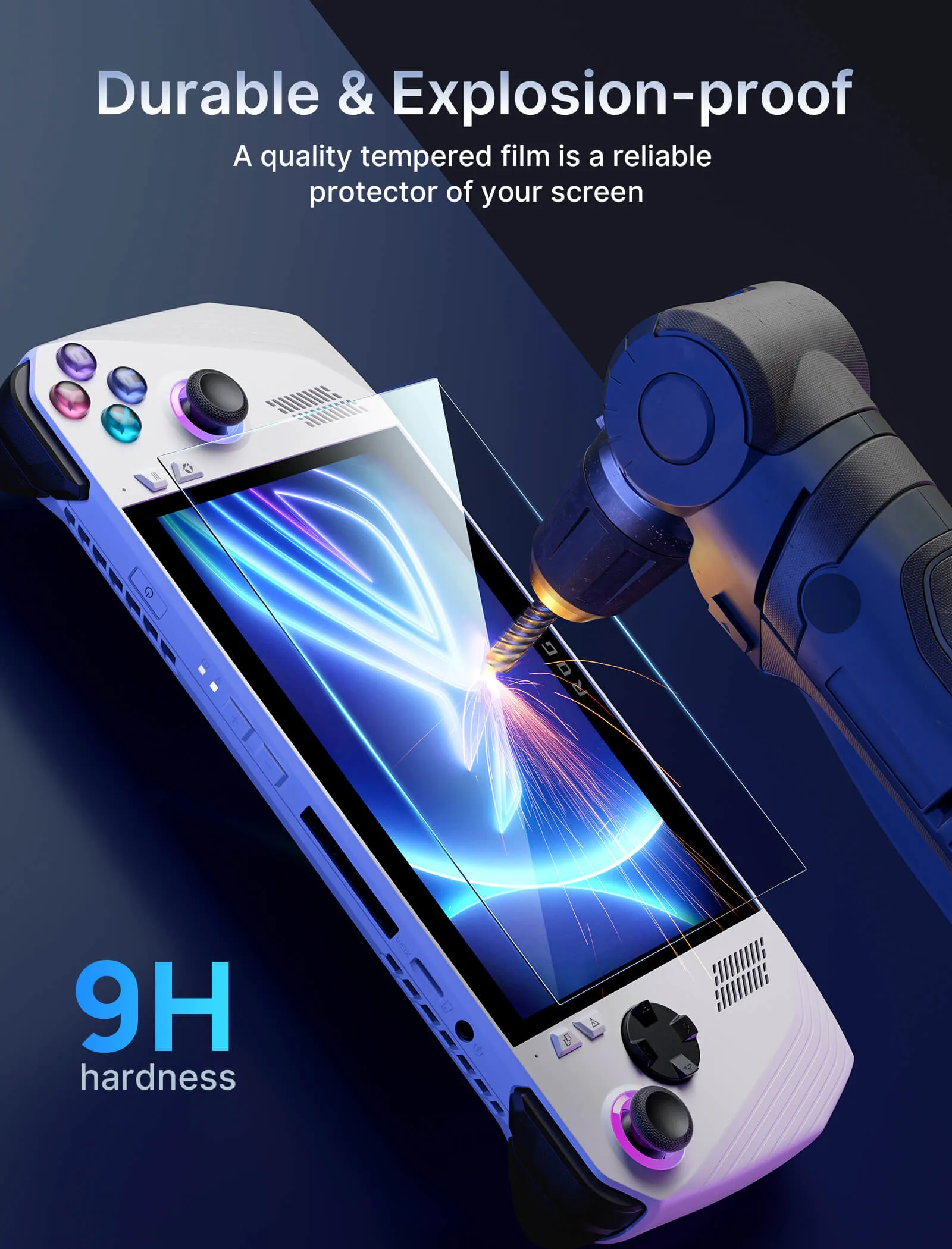 HD Tempered Glass Screen Protector for ROG Ally & ROG Ally X
