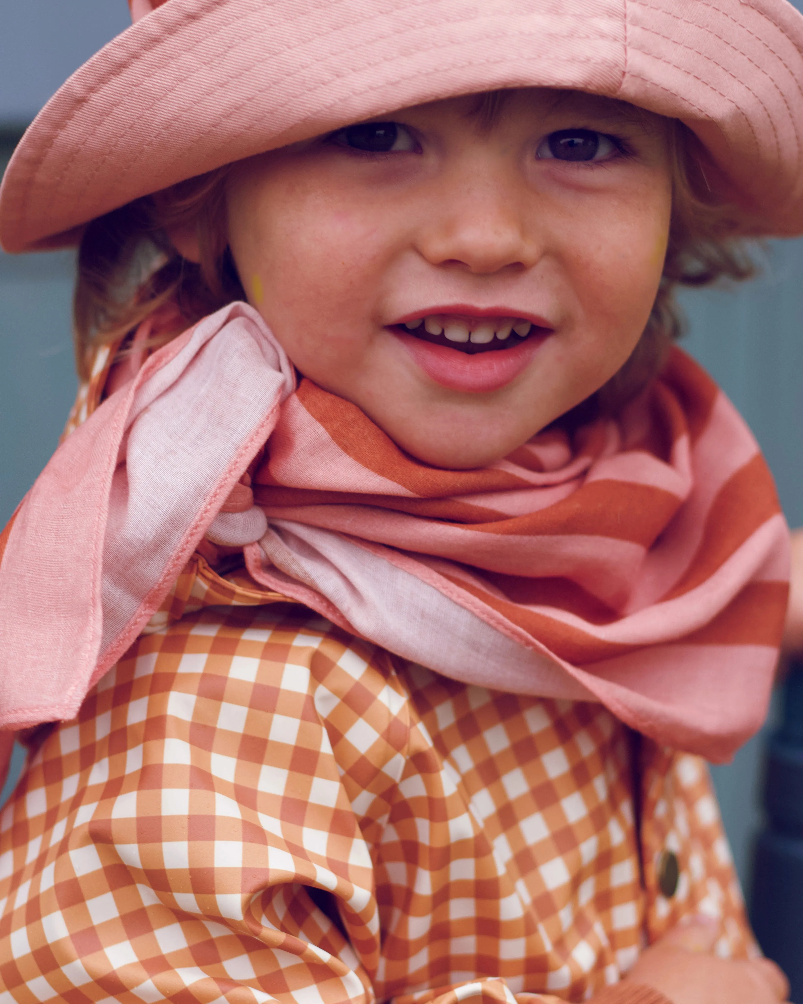 Head Scarf - Stripes Sunset   Tierra