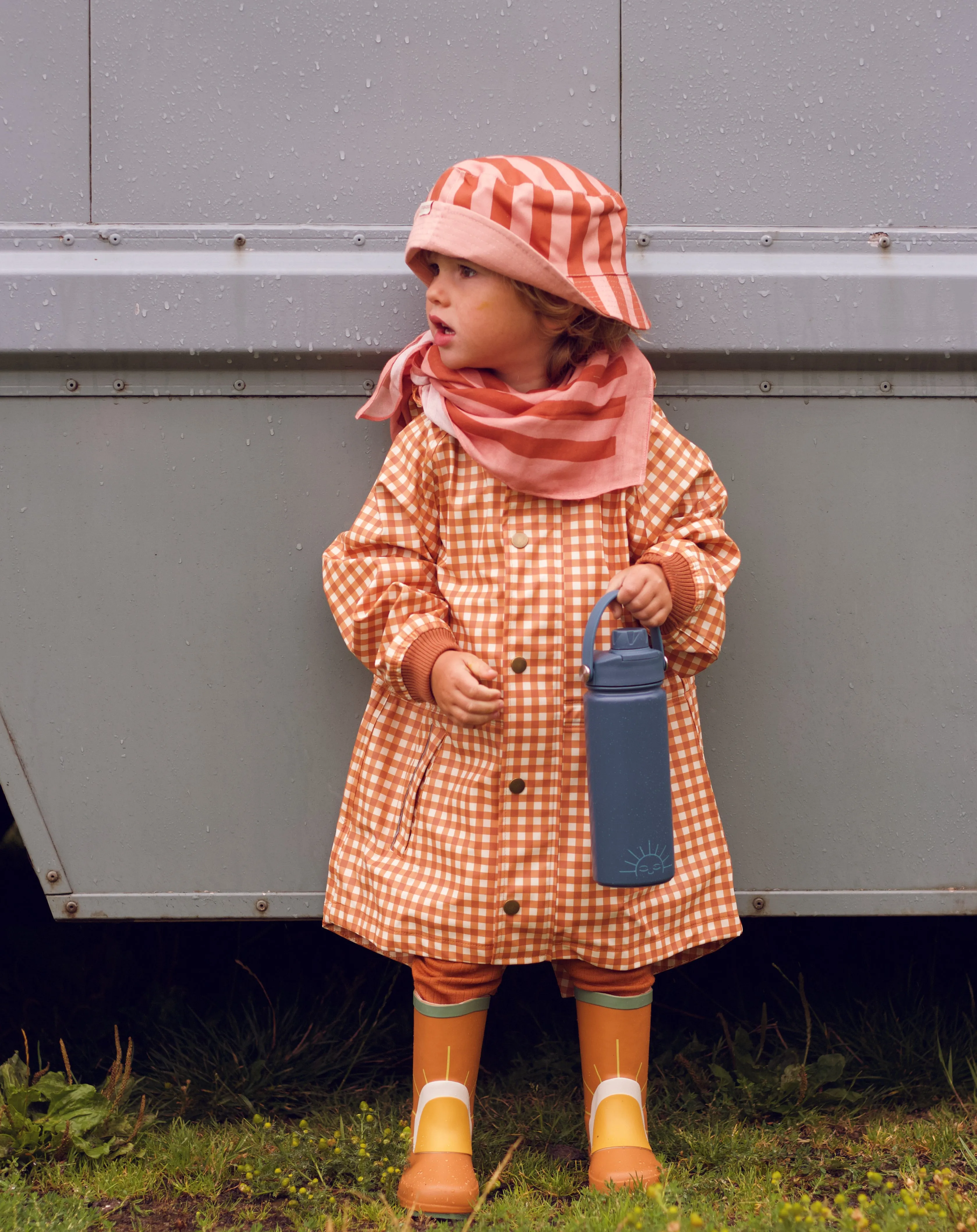 Head Scarf - Stripes Sunset   Tierra