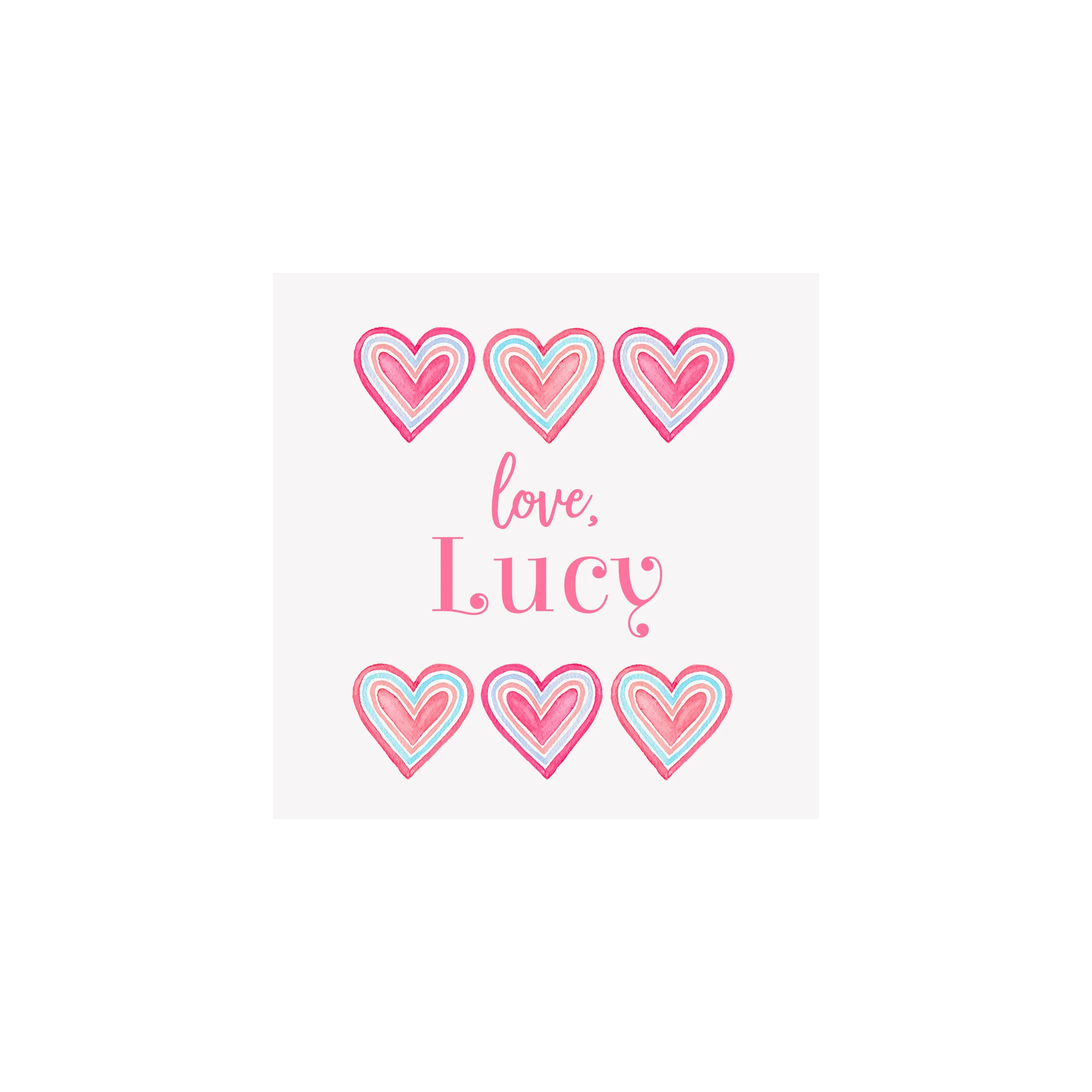Hearts Gift Tags & Stickers