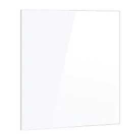 Heat Resistant White Glass Splashback 60x70cm Safety Glass