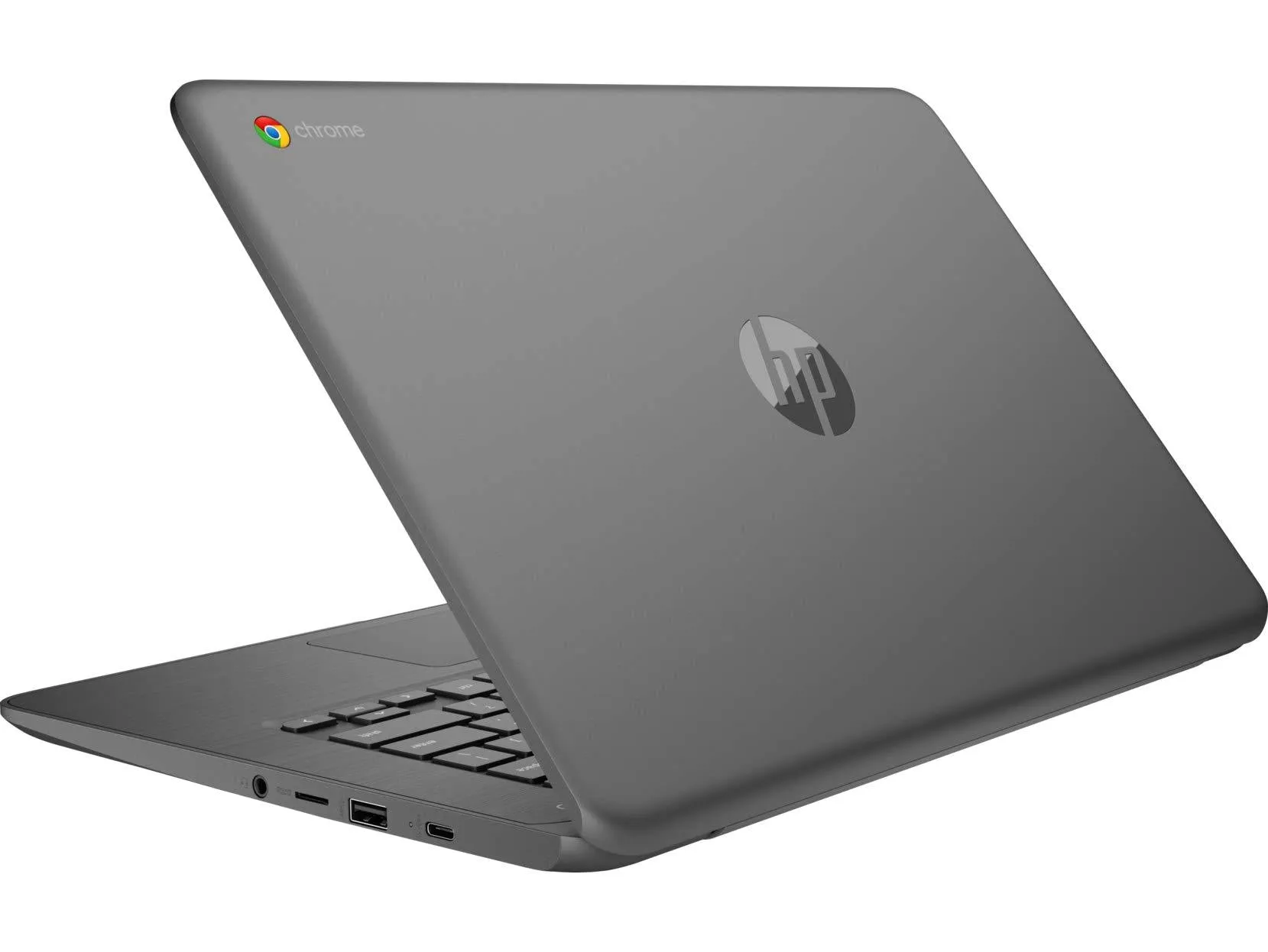 HP Chromebook 14-ca043cl 14" Full-HD Anti-Glare Display: Intel Celeron N3350 4GB/32GB eMMC WiFi BT Cam Chrome OS (Chalkboard Gray) (Renewed)