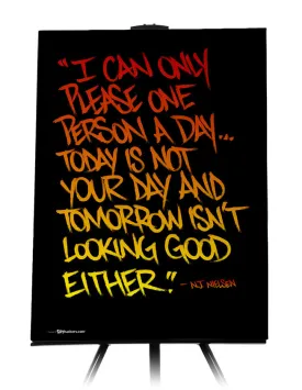 I Can Only Please One Person A Day Canvas