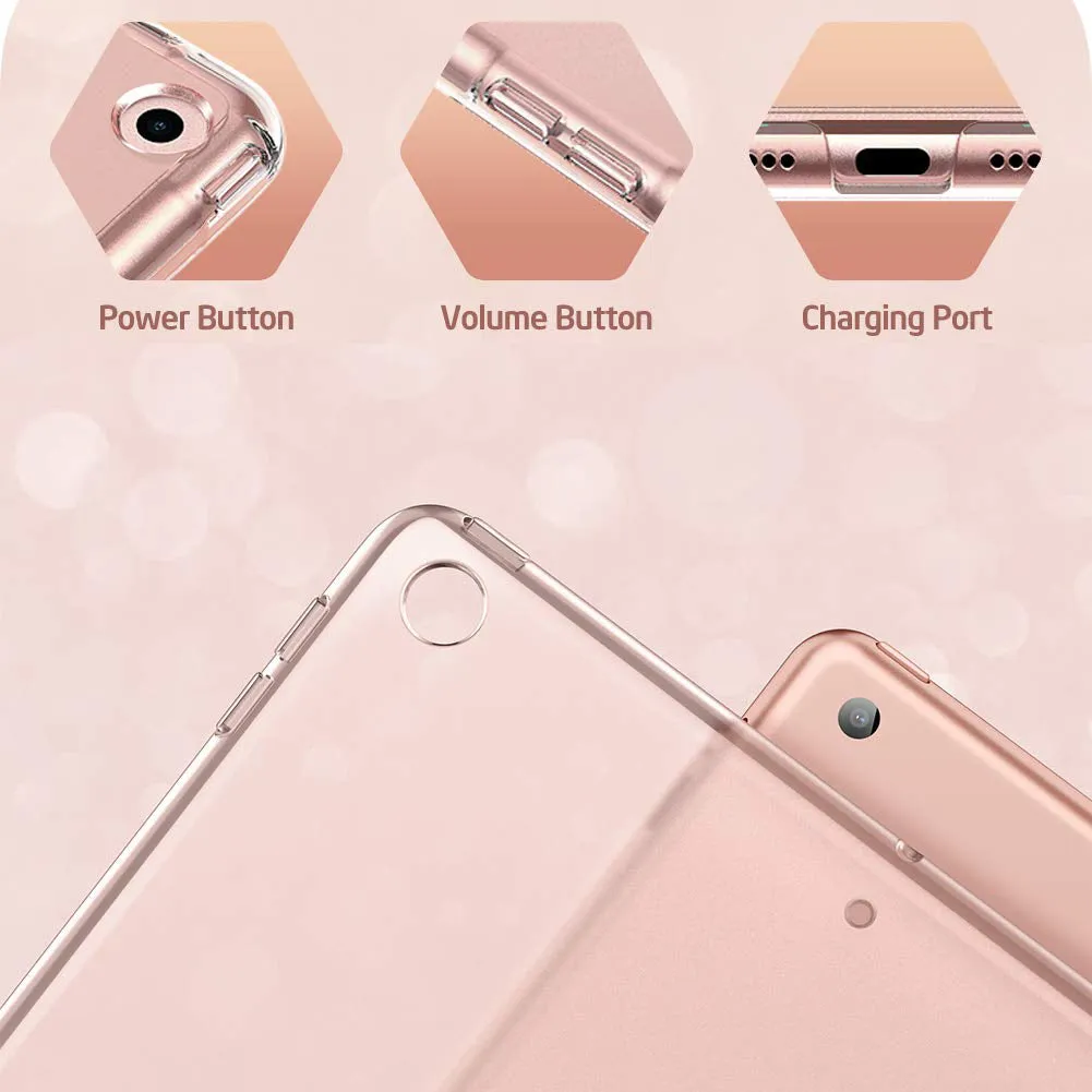 iPad 10.2 inch (2019 | 2020 | 2021) i-Folio Lite Stand Case-Rose Gold