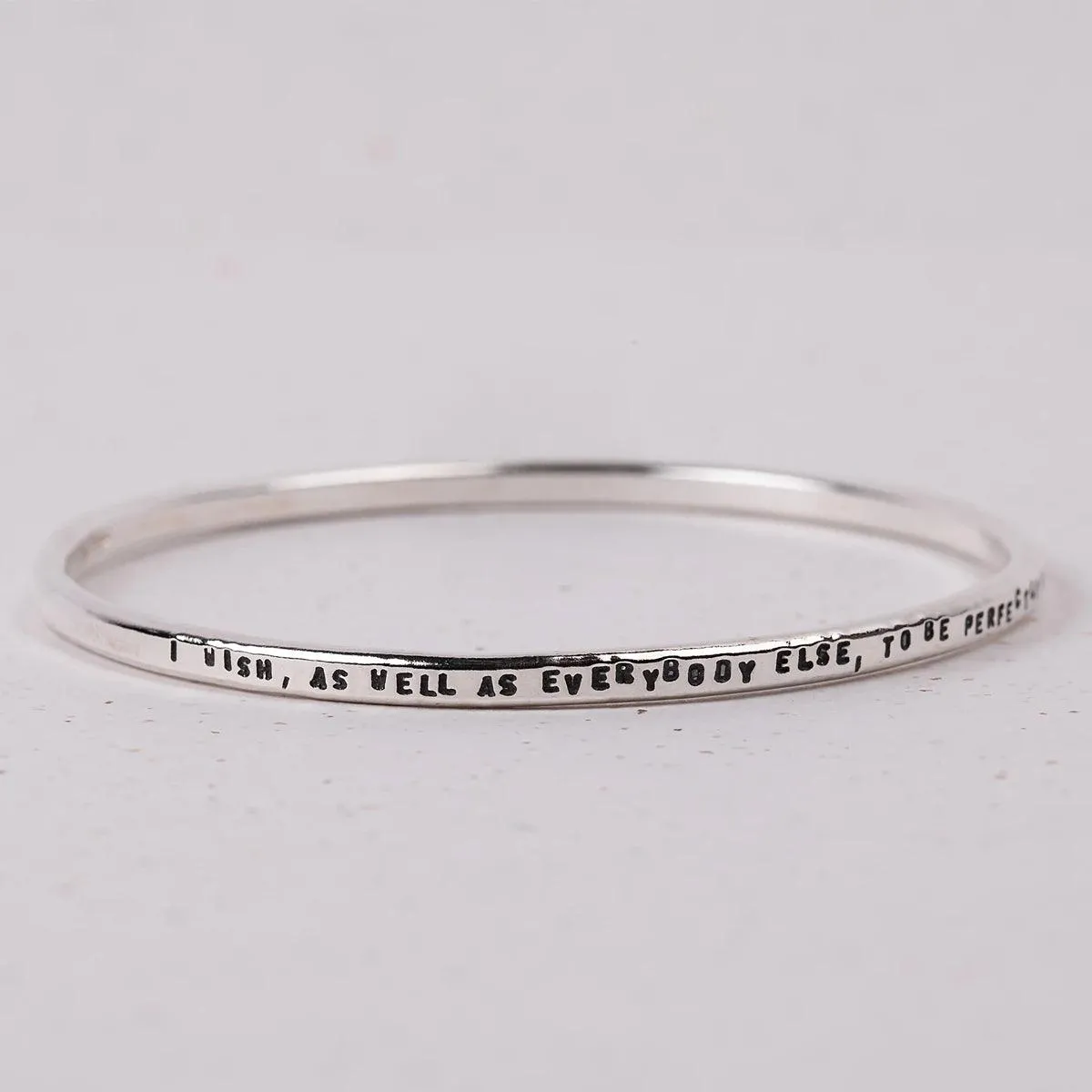 Jane Austen Sense and Sensibility Quote Bracelet