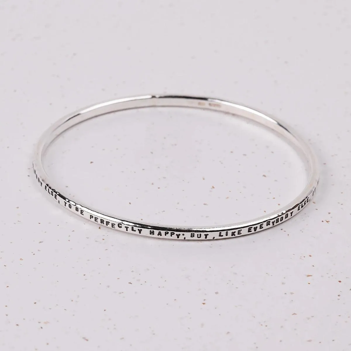 Jane Austen Sense and Sensibility Quote Bracelet