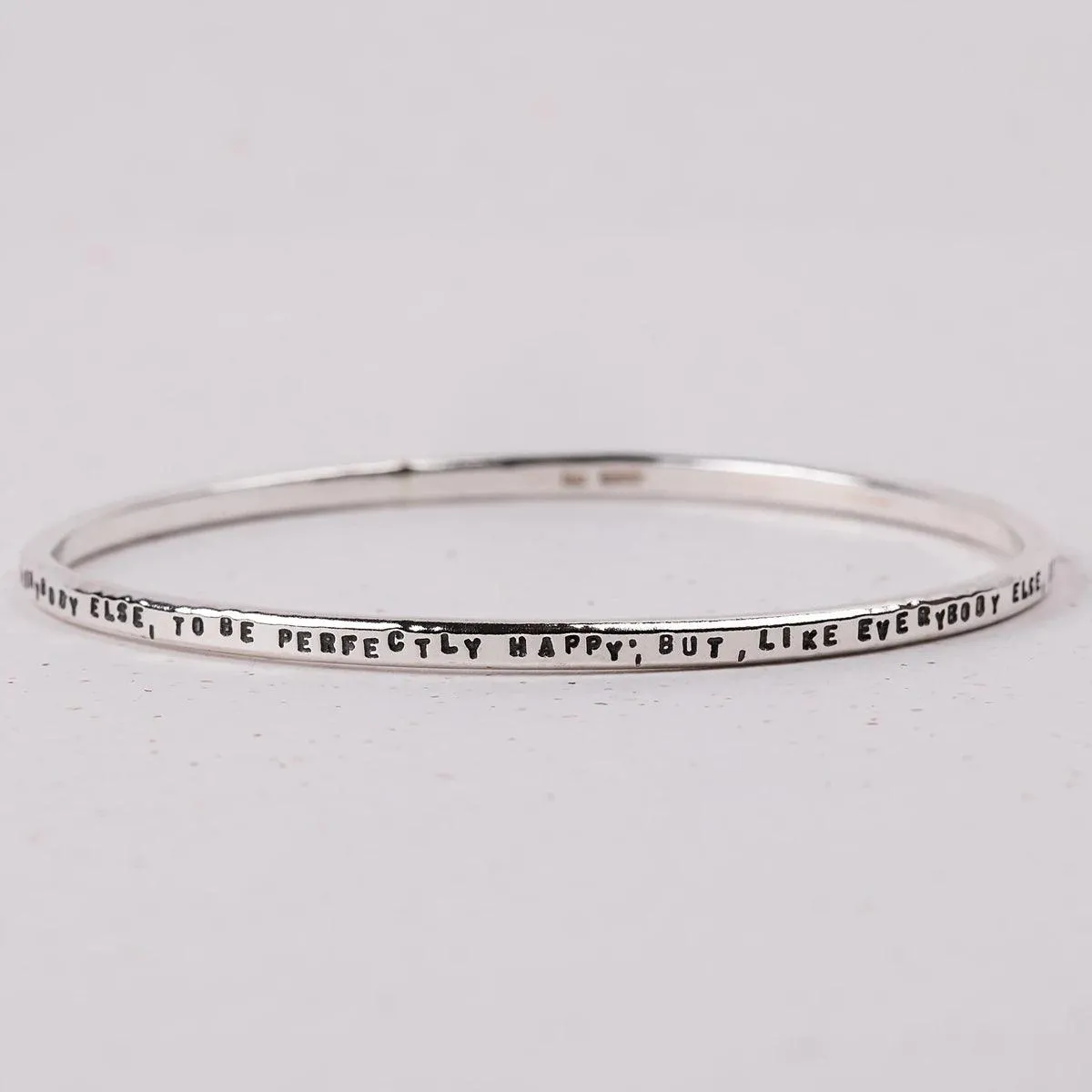 Jane Austen Sense and Sensibility Quote Bracelet