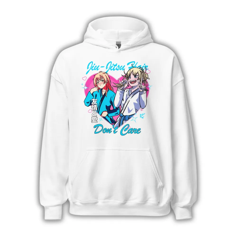 Jiu-Jitsu Hair, Don't Care Hoodie
