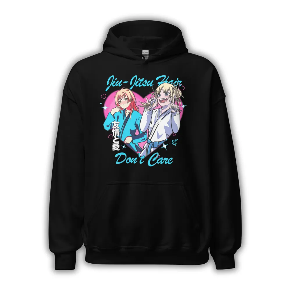 Jiu-Jitsu Hair, Don't Care Hoodie