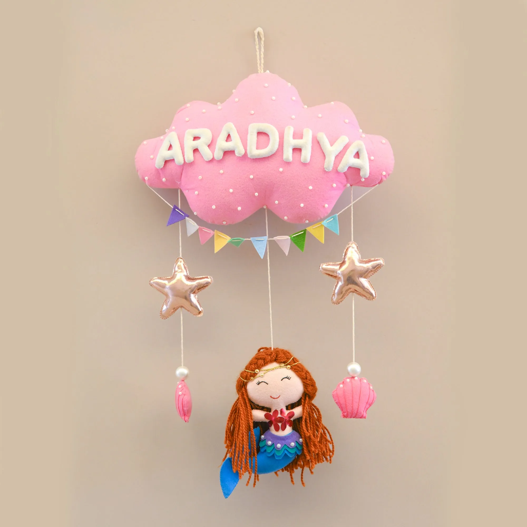 Junior Mystique Mermaid Magic Personalised Cloud Hanging
