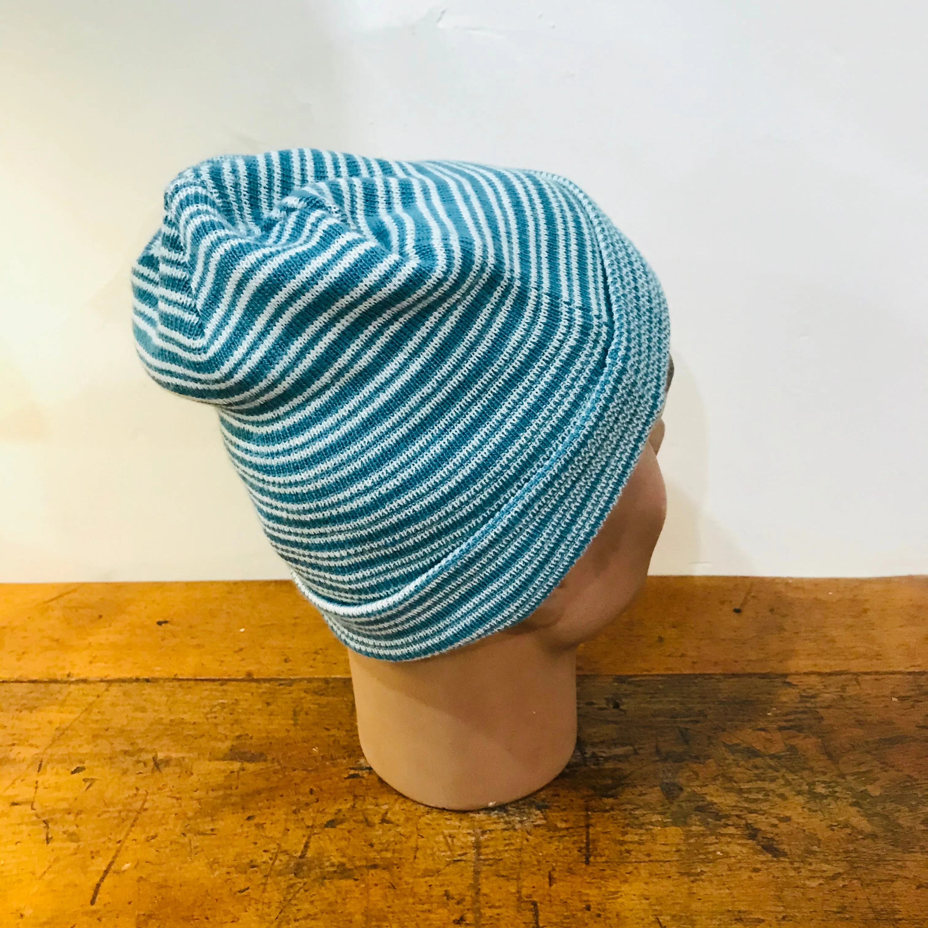Kangol - Slouch Beanie - Unisex - Green   White Stripes
